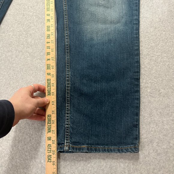 Levis Jeans Mens 40x30 Blue 559 Relaxed Straight Cotton Blend Denim (Meas 40x29) - Picture 4 of 10
